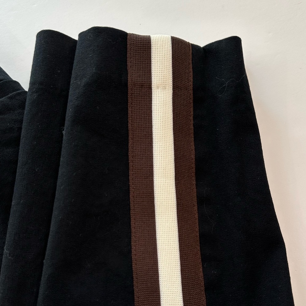 A New Day Pants High Rise Skinny Stretch Black Tuxedo Stripe Women’s Size 12 - Picture 6 of 13